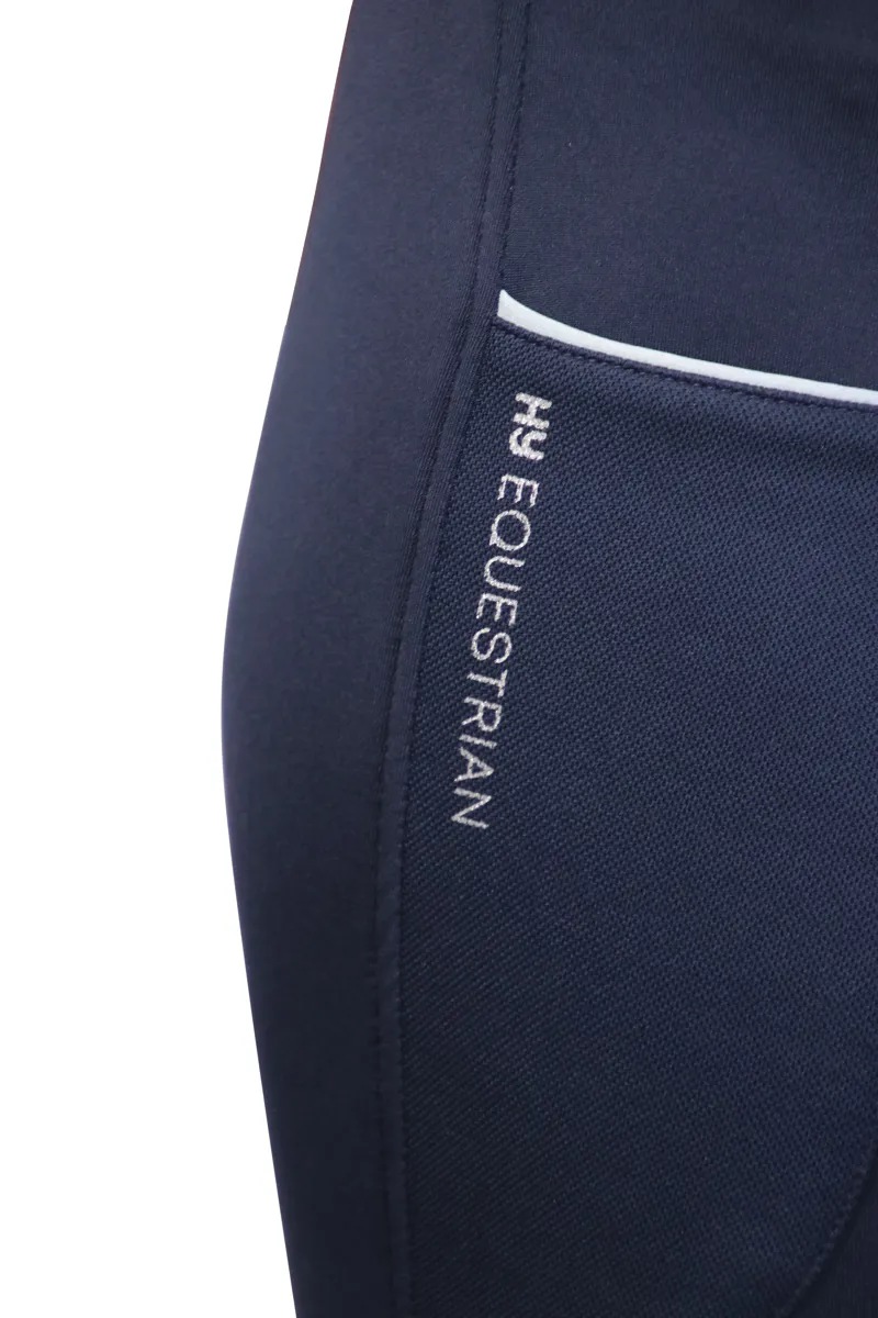 Hy Equestrian Synergy Riding Tights - Navy-5